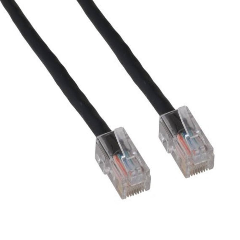 SANOXY 25 ft. Cat5e 350 MHz UTP Assembled Ethernet Network Patch Cable Black SNX-CBL-LDR-C5102-1025