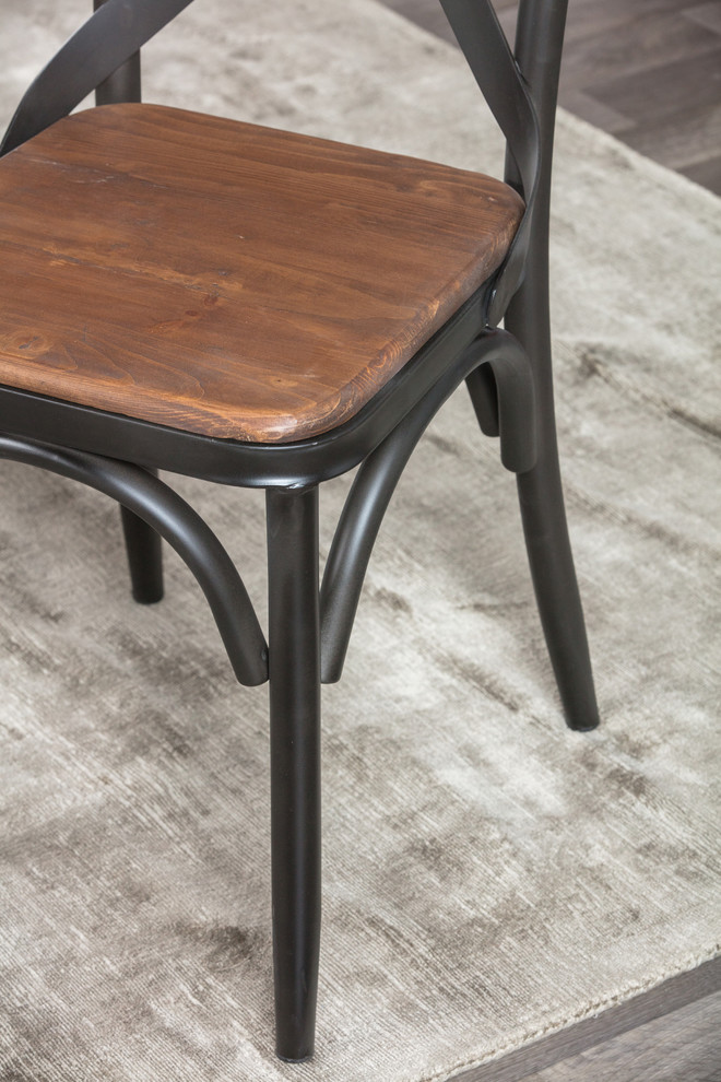 Bentley Side Chair by Kosas Home   Industrial   Dining Chairs   by HedgeApple  Houzz