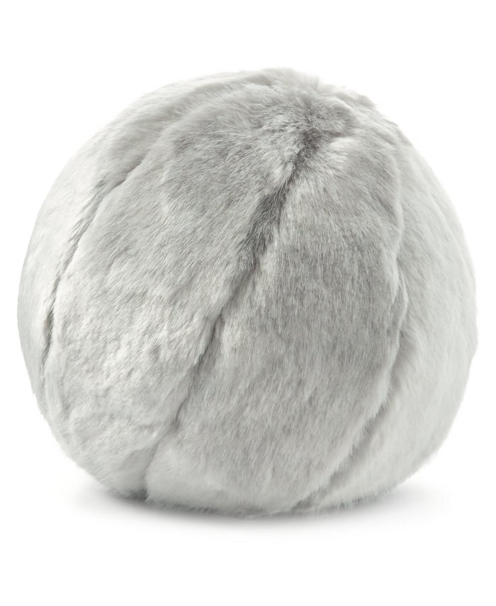 Hotel Collection Lynx Faux Fur Decorative Pillow， 10