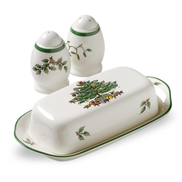 Spode Christmas Tree 3Piece Hostess Set