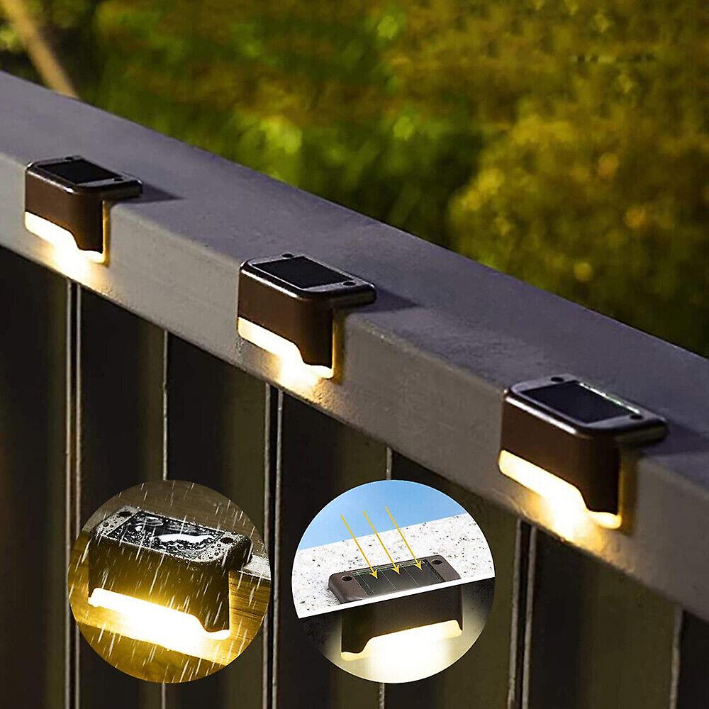 Solar Led Deck Lights Outdoor Path Garden Patio Pathway Stairs Step Fence Lamp W12782868