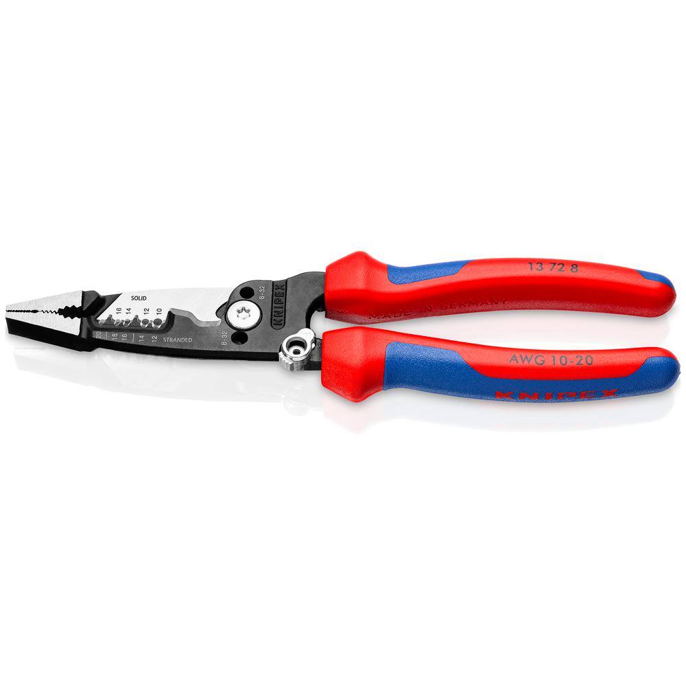 KNIPEX 8 in. Forged Wire Stripper 13 72 8