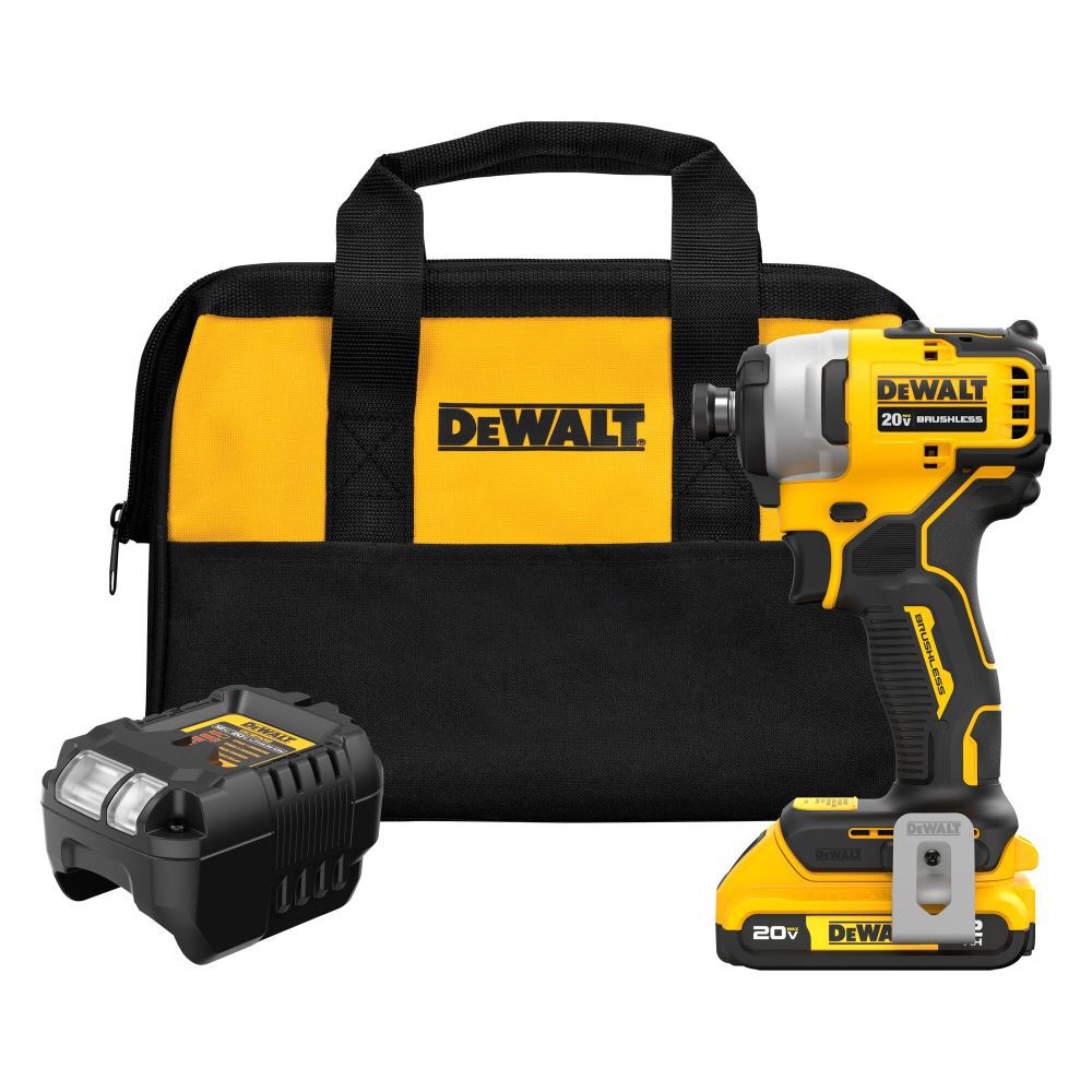 DEWALT ATOMIC 20V MAX* Brushless Cordless Compact 1/4