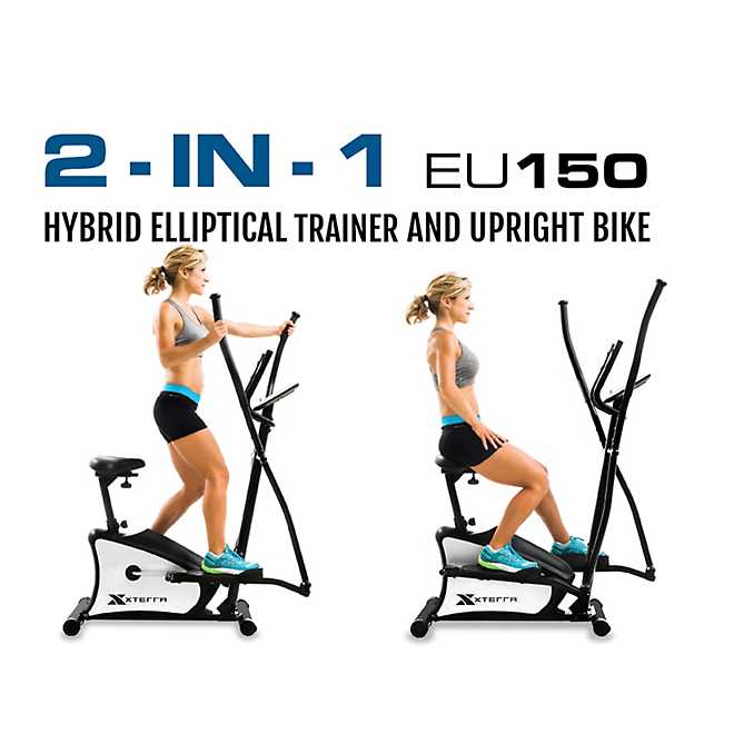 XTERRA EU 150 Hybrid Elliptical Upright Bike