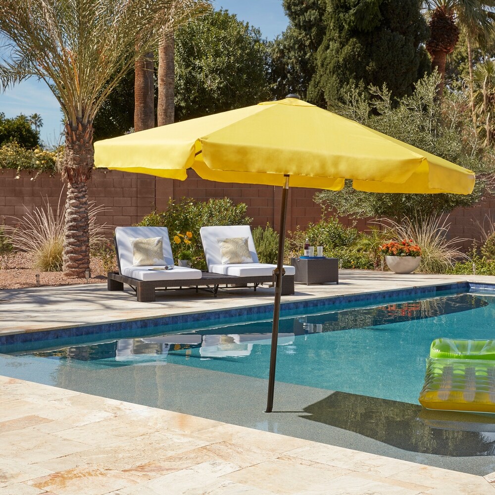 International Caravan St. Kitts 8 ft. Patio Umbrella with Flaps