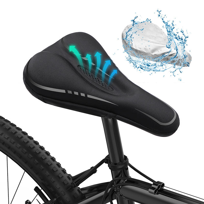 MLD Mountain Bike Saddle Cover Gel Soft Seat Anti skid Anti vibration Cycling Bike Seat Cushion Cover