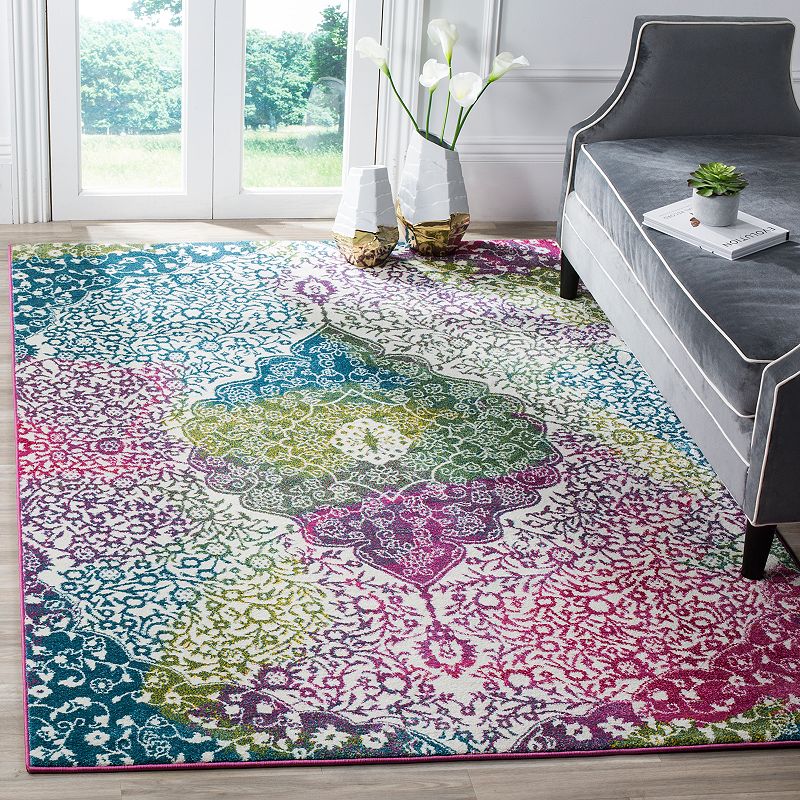 Safavieh Watercolor Colson Floral Medallion Rug