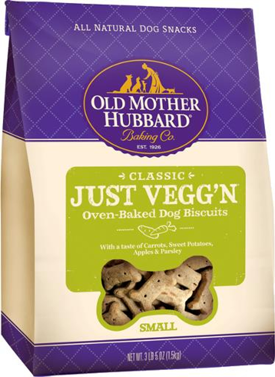 Old Mother Hubbard Classic Just Vegg'N Baked Dog Biscuits， 3.5 Lbs.