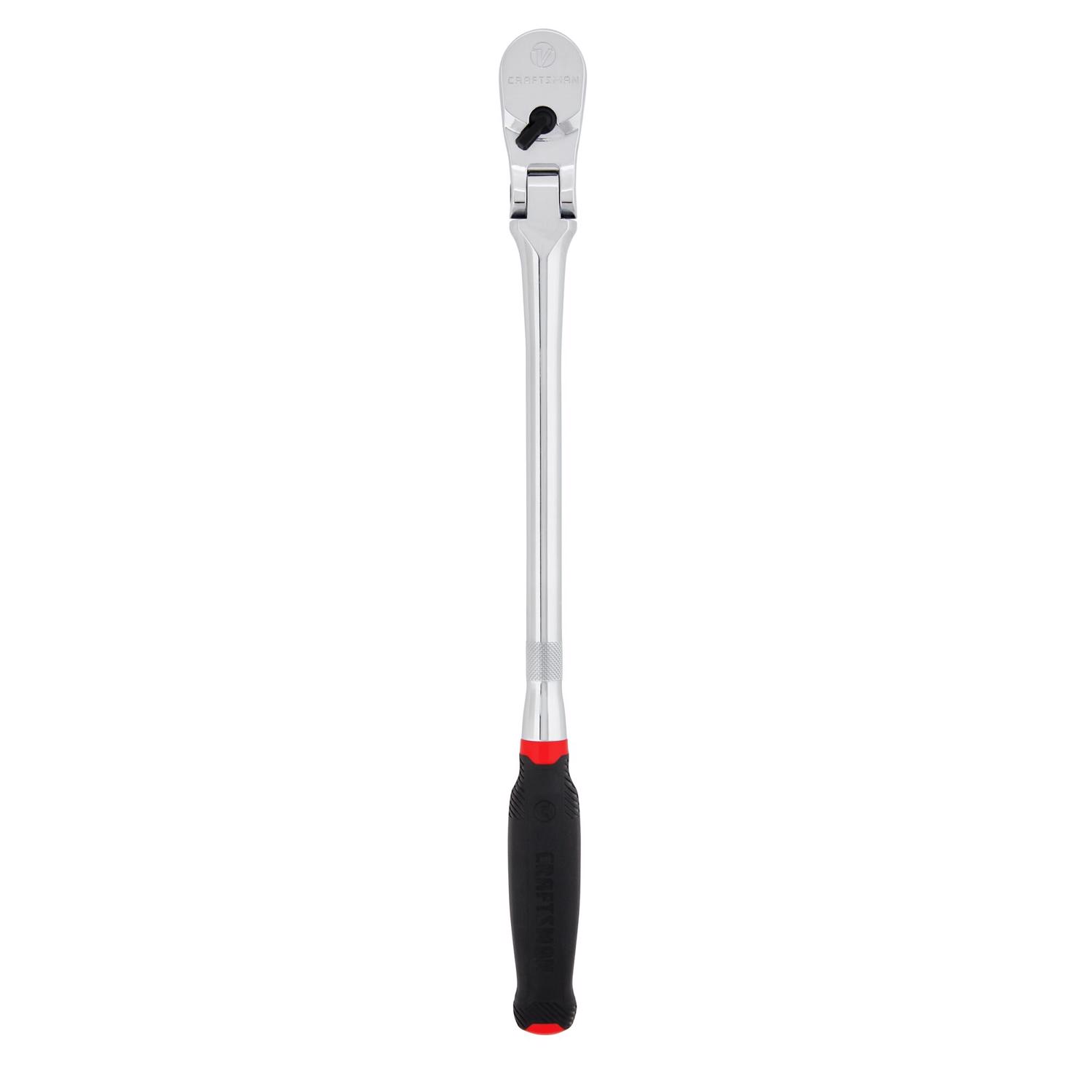 Craftsman V-Series 1/2 in. drive Comfort Grip Long Flex Head Ratchet 96 teeth