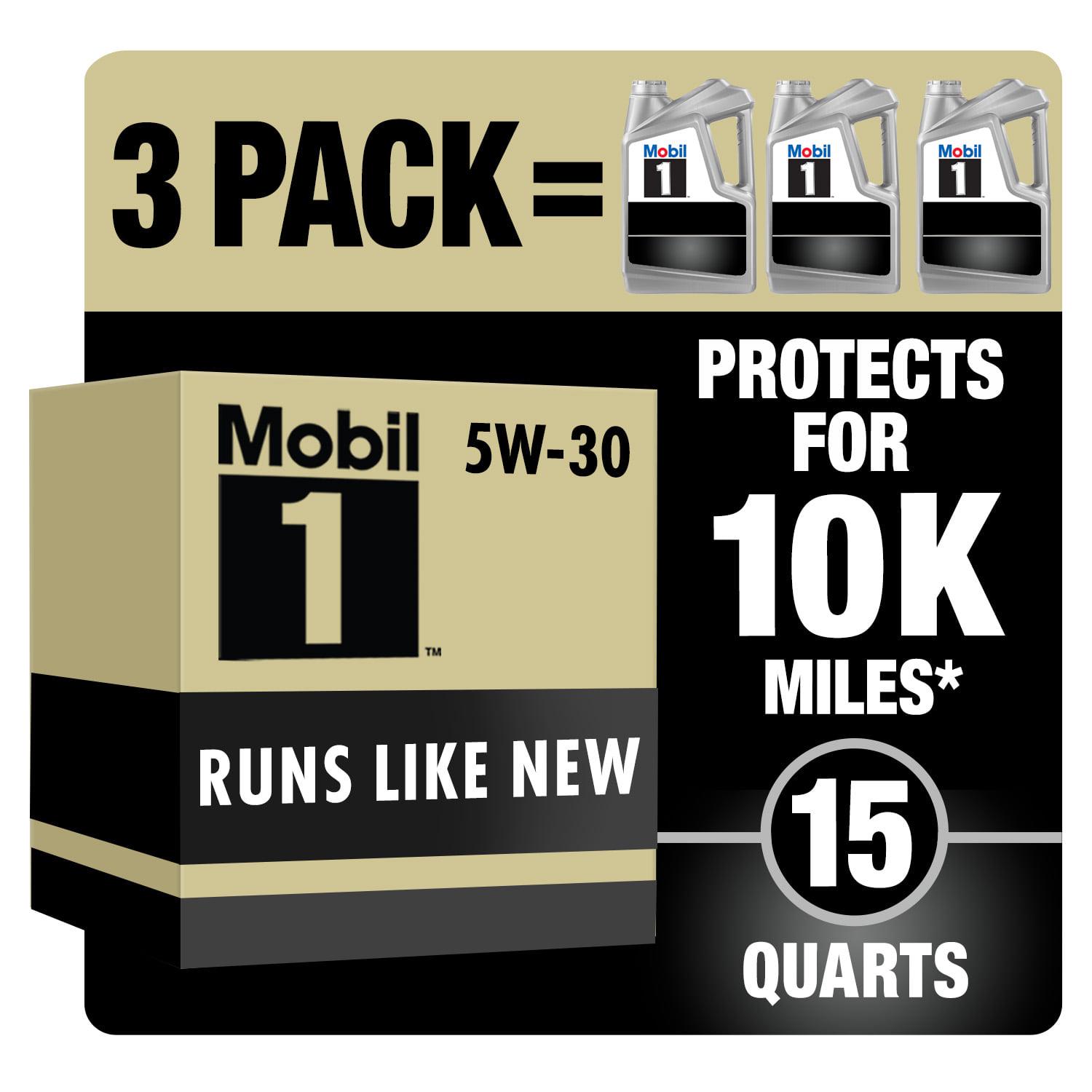 Mobil 1 Advanced Full Synthetic Motor Oil 5W30 5 qt (3 Pack)  Crowdfused