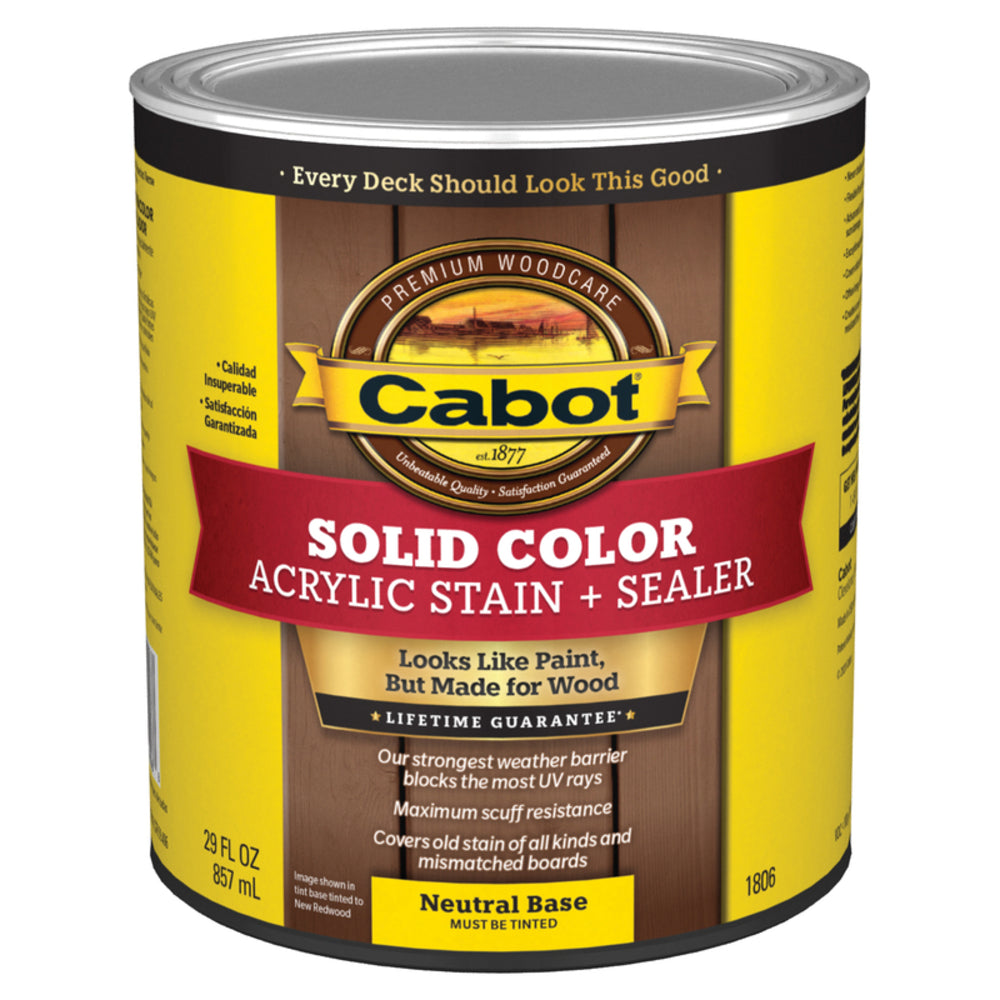 DECK STAIN SLD NEUT 29OZ