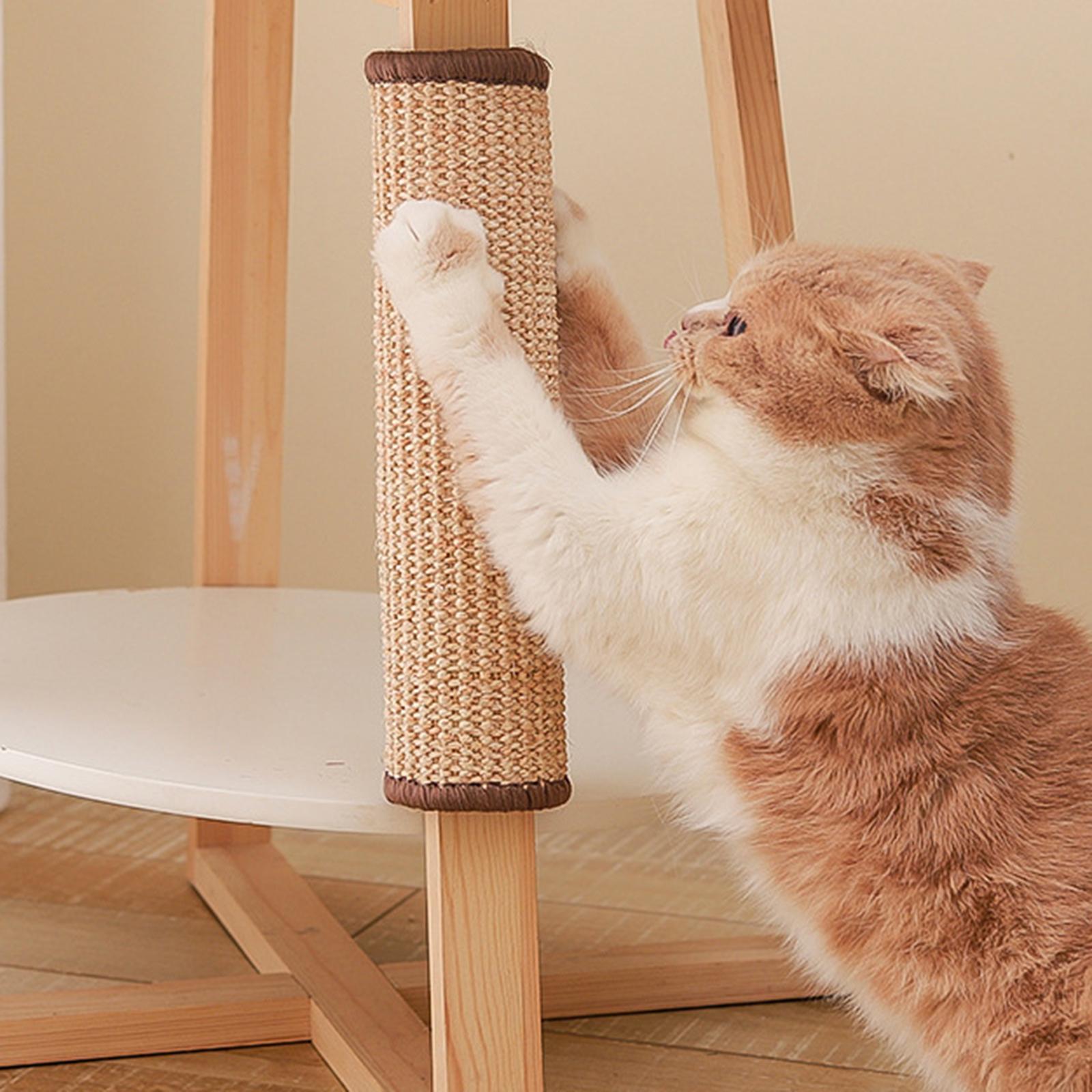 Cat Scratching Mat Furniture Protector Sisal Kitten Scratch Mat Board Flat Scratcher Pet Claws Scratch Sofa Couch Chair ， 30cmx40cm