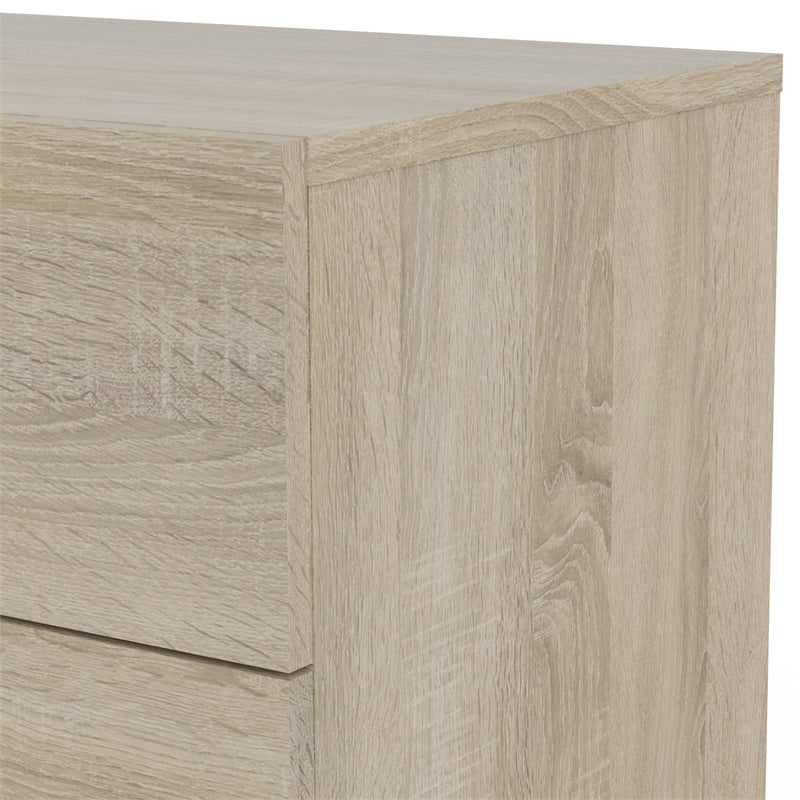 Loft 8 Drawer Double Dresser, Oak Structure