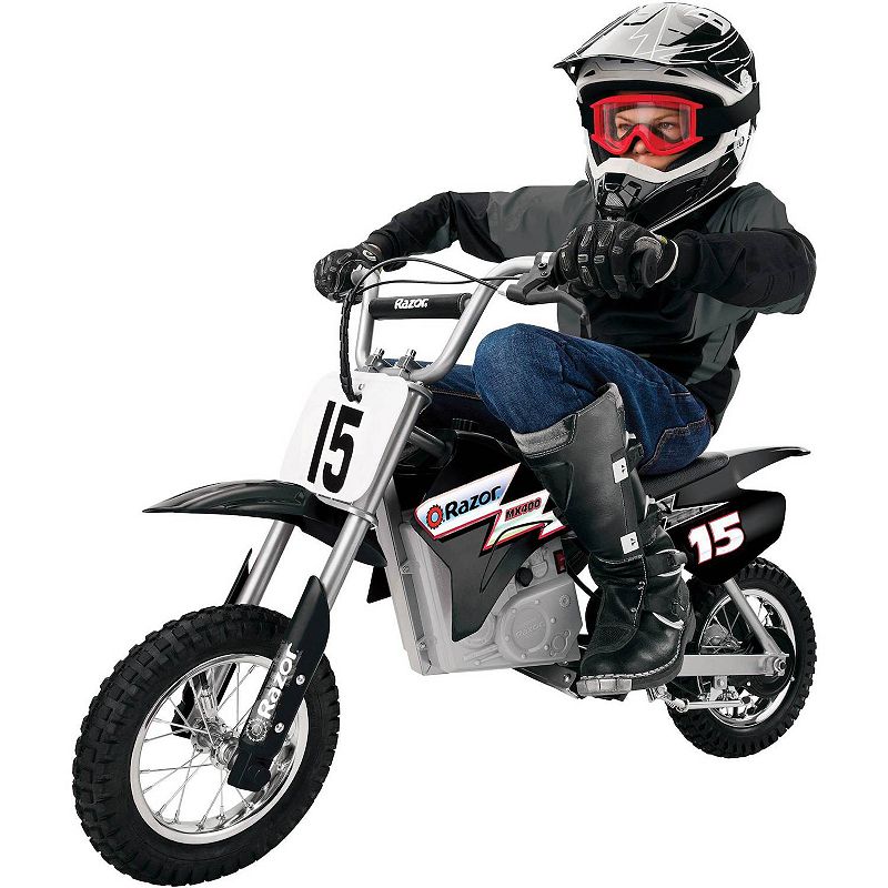 Razor MX400 Dirt Rocket 24V Electric Toy Motocross Motorcycle Dirt Bike， Black