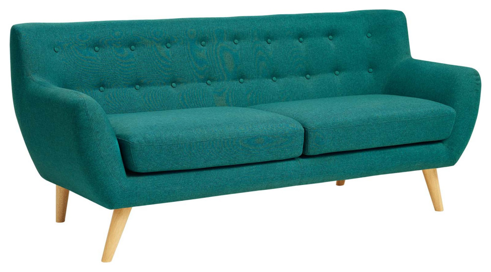 Remark Upholstered Fabric Sofa by Modway   Midcentury   Sofas   by Modern Furniture LLC  Houzz