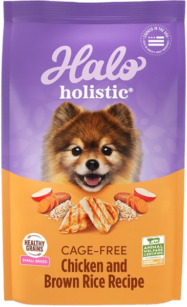 Halo Holistic Chicken and Brown Rice Small Breed Dry Dog Food