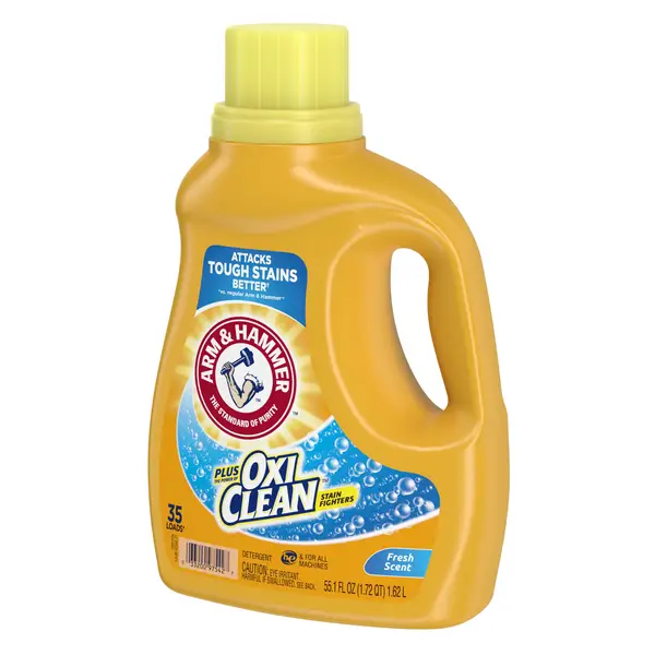 Arm and Hammer 55.1 oz Plus OxiClean Fresh Scent Liquid Laundry Detergent