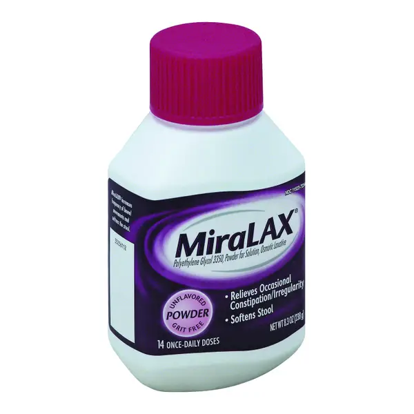 Miralax 8.3 oz Laxative Powder， 14 Days