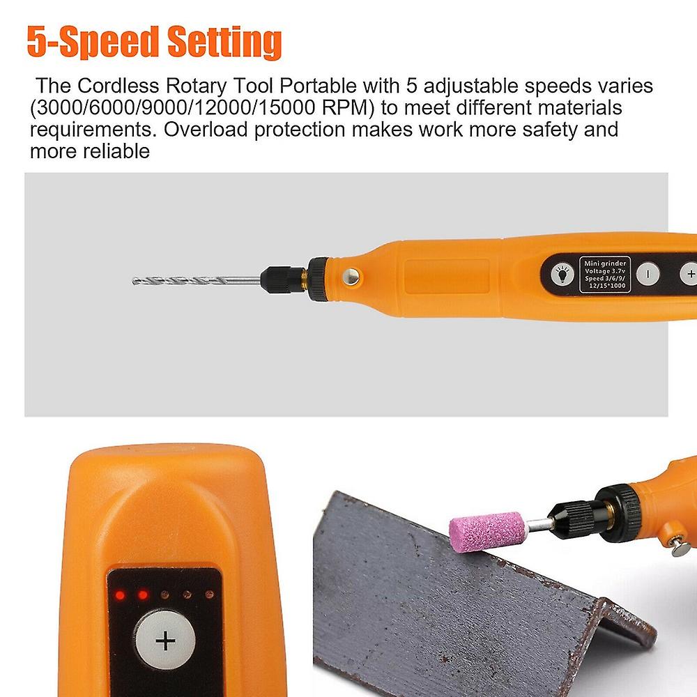 Electric Mini Grinder Drill Rotary Tool Usb Engraving Pen and Drill Bits