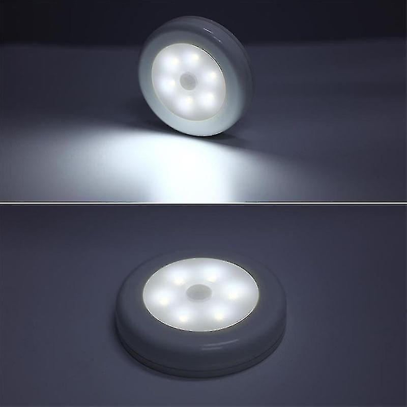 3 Led Motion Sensor Night Light， Led Cabinet Lights Battery Powered Wireless Lighting Night Light Stick