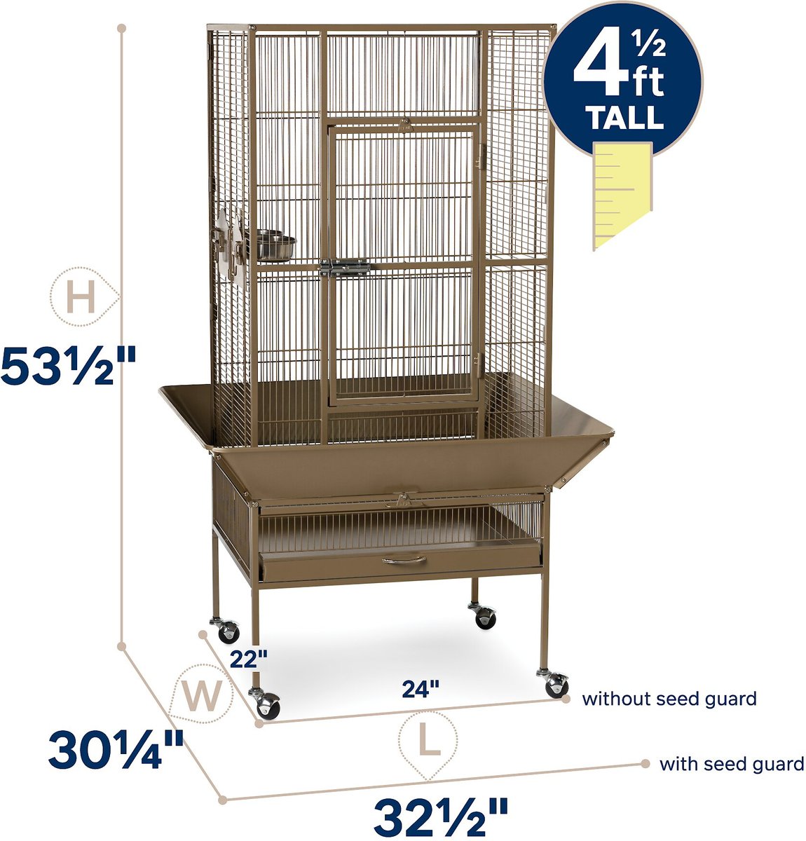 Prevue Pet Products Park Plaza Bird Cage