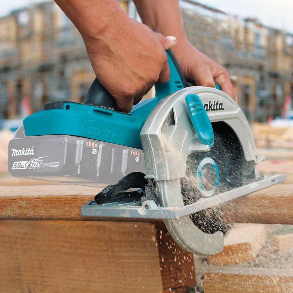 Makita 18V X2 LXT Lithium-Ion (36V) Cordless 7-14 in. Circular Saw (Tool Only) XSH01Z