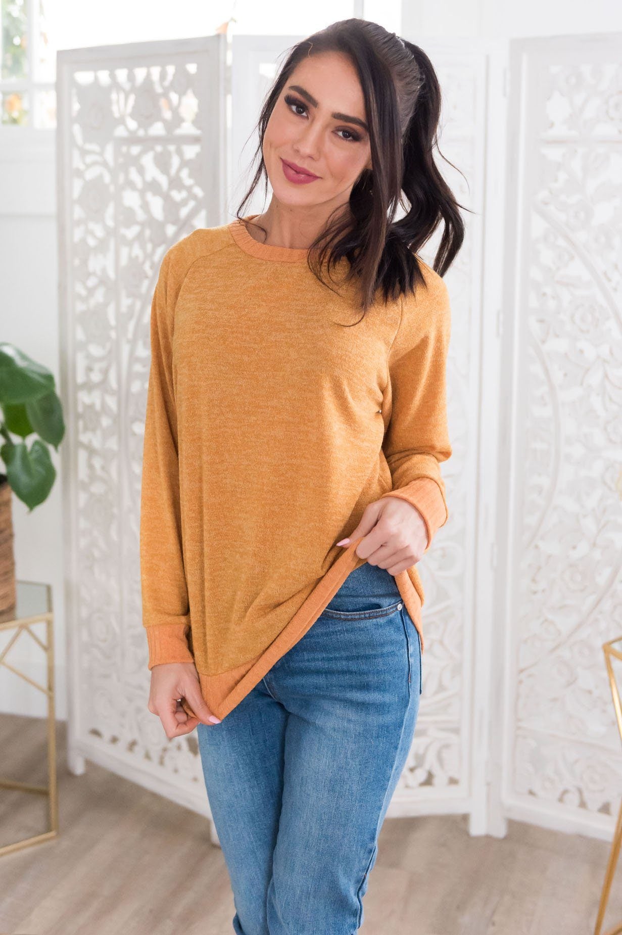 Spring Forward Modest Sweater