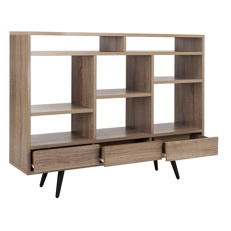 Safavieh Marina Retro Mid Century Wood Etegere Shelf