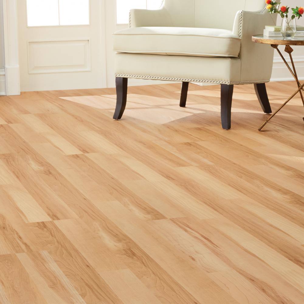 Home Decorators Collection Santa Fe Maple 8 MIL x 7.5 in. W x 48 in. L Click Lock Waterproof Luxury Vinyl Plank Flooring (24.7 sqftcase) 487214