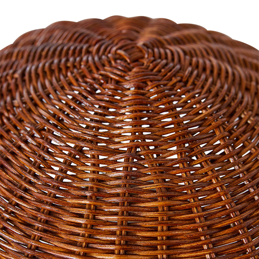 Rattan mushroom table lamp Natural