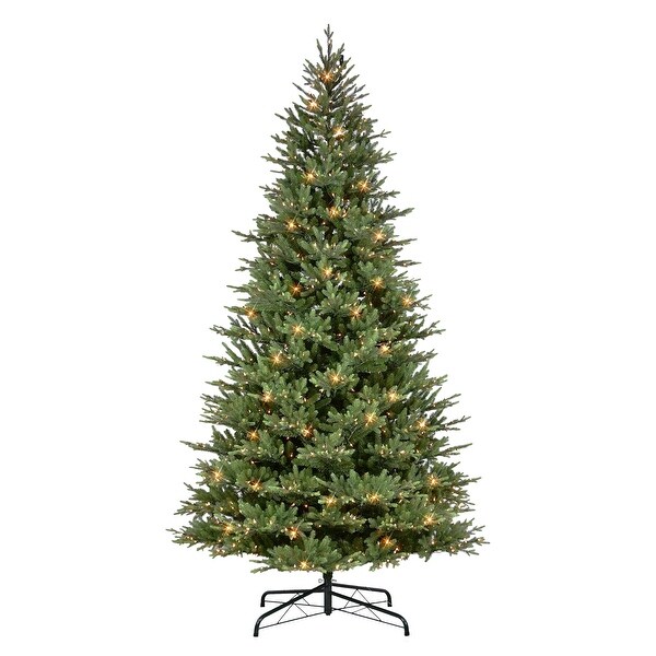 Puleo International 10 ft. PreLit Balsam Artificial Fir Tree