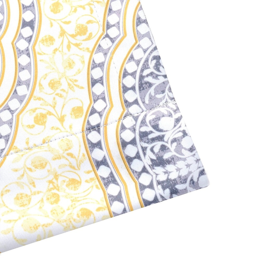 DriftAway Adrianne Pastel Damask Room Darkening Curtain Panel Pair