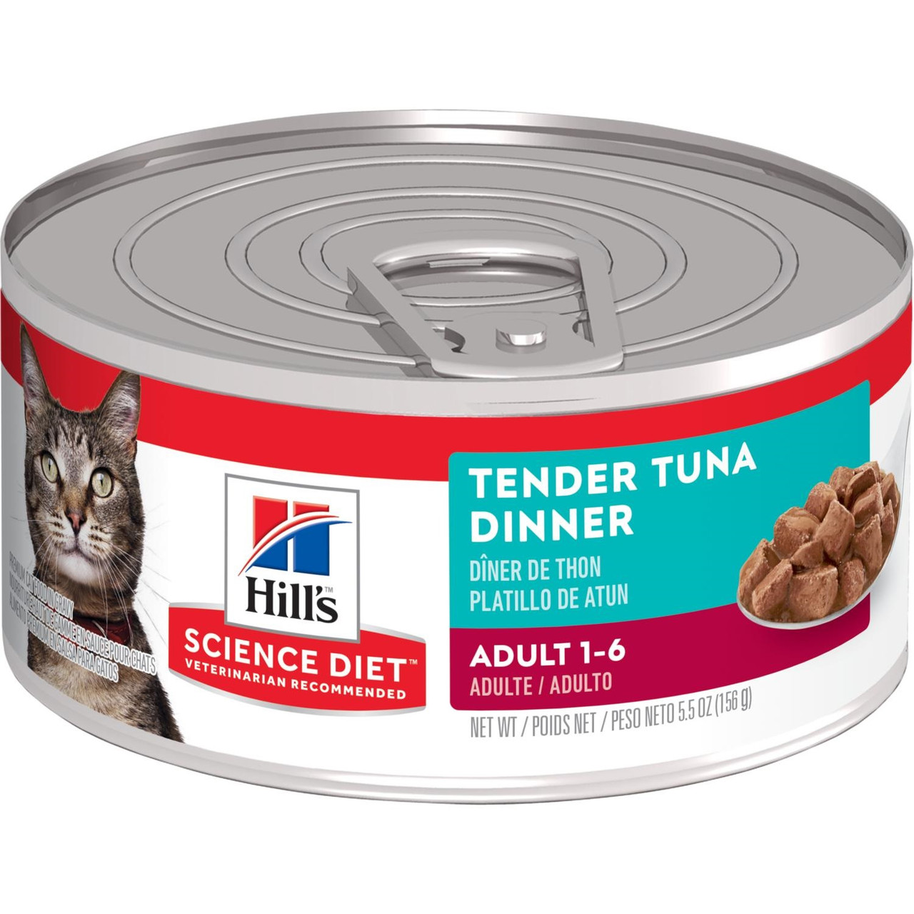 Science Diet Cat Adult Tender Tuna Dinner， 5.5oz