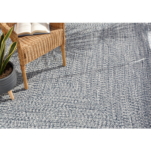 Chesapeake Bay Indoor/Outdoor Dark Blue Rug