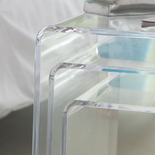 Transparent Acrylic Nesting Tables