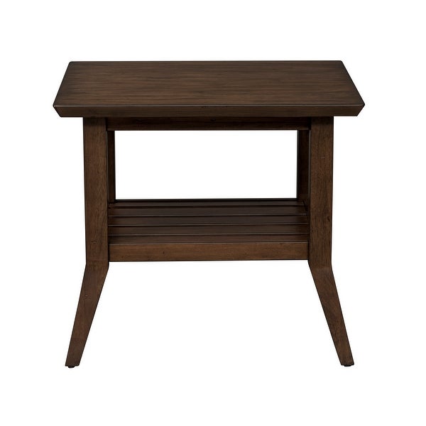 Ventura Blvd Bronze Spice Rectangular End Table