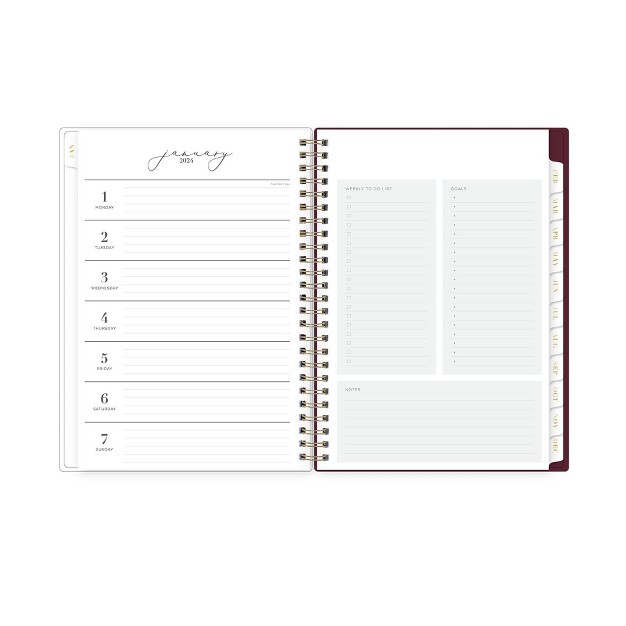 Weekly monthly Clear Pocket Cover Mallory