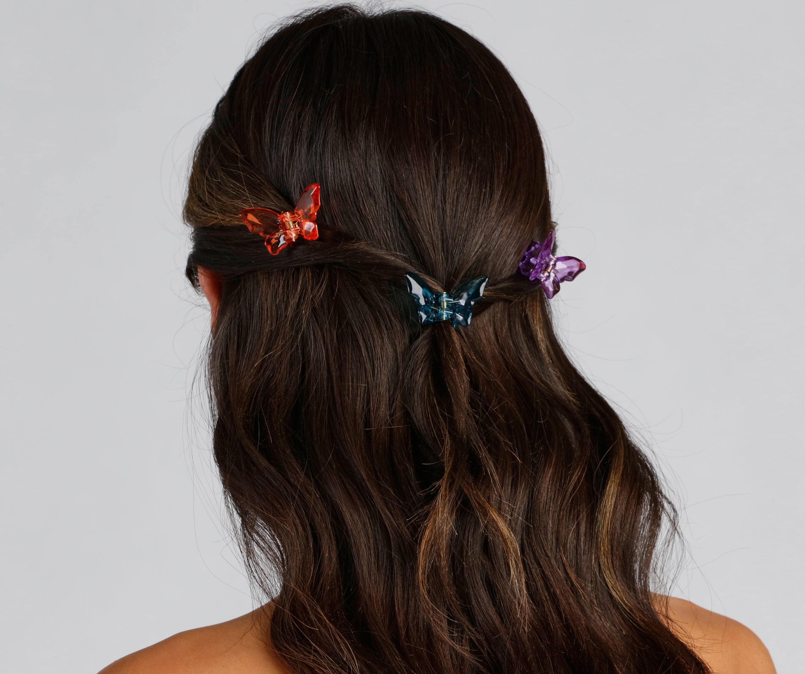 Trendy Girl Mini Butterfly Hair Clips