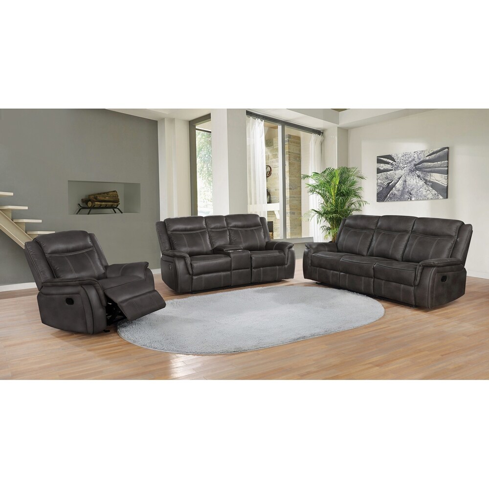 Coaster Furniture Lawrence 2 piece Upholstered Tufted Living Room Set