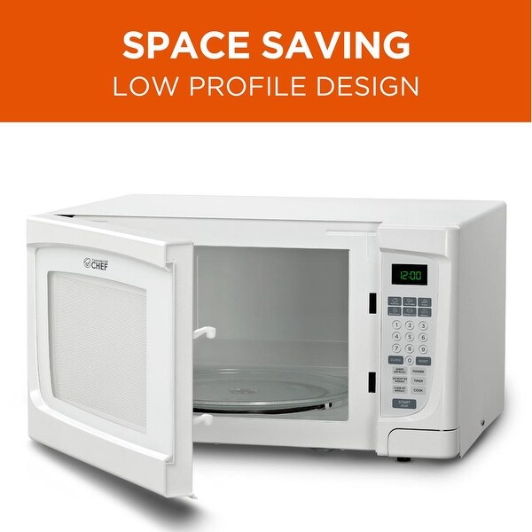 1.6 cu. ft. Countertop Microwave White