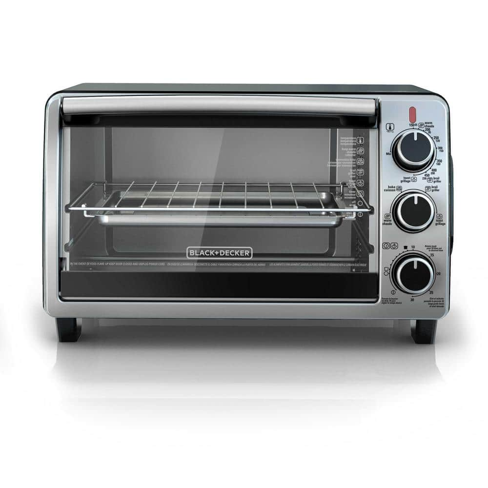 BLACK+DECKER 6-Slice in Black Toaster Oven TO1950SBD