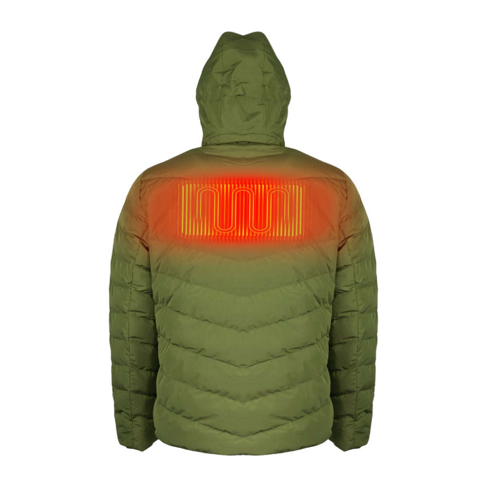 Mobile Warming 7.4V Crest Heated Jacket Mens Green 2X ;