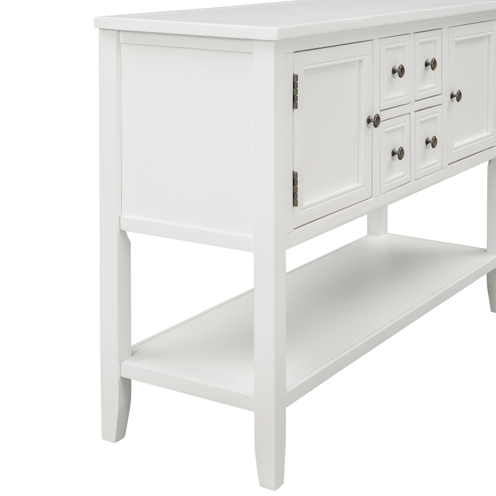 Buffet Sideboard Console Table with Bottom Shelf