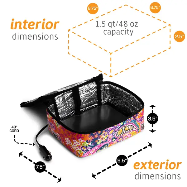 Hot Logic 12V Mini Oven Food Warmer Lunchbag