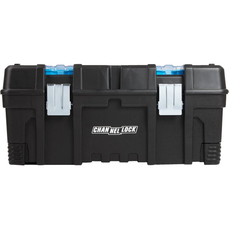 Channellock Toolbox with Organizer 76 Lb. Black Blue