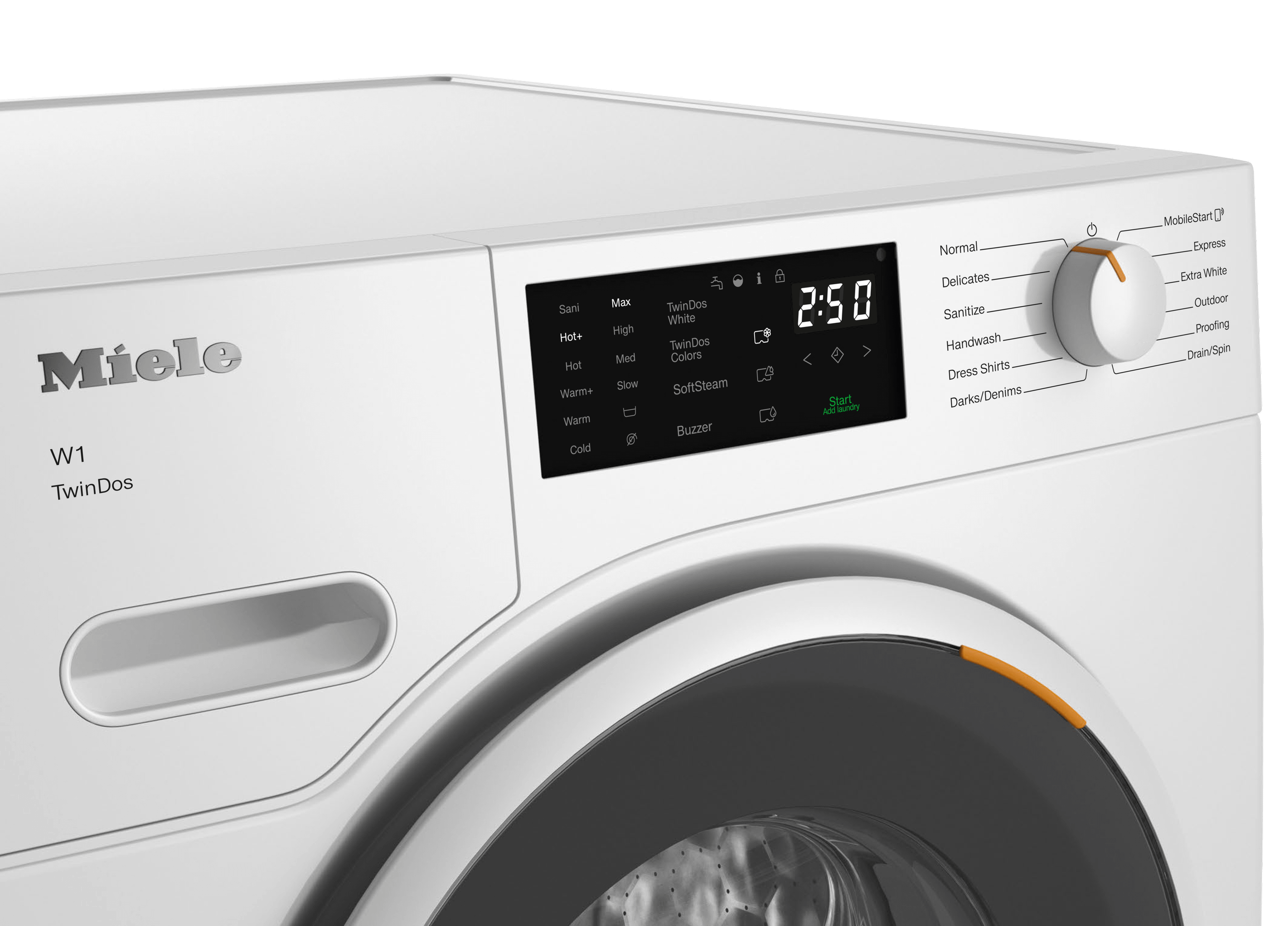 Miele WWD 660 WCST DOS LOTUS WHITE Wwd660 Wcs Tdos - W1 Front-Loading Washing Machine: With Twindos And Miele@Home For Smart Laundry Care And Maximum Convenience.