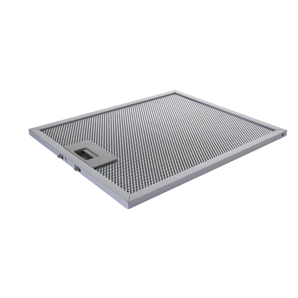 Winflo 30 in 475 CFM Convertible Island Mount Range Hood in Stainless Steel and Glass with Mesh Filters and Touch Control