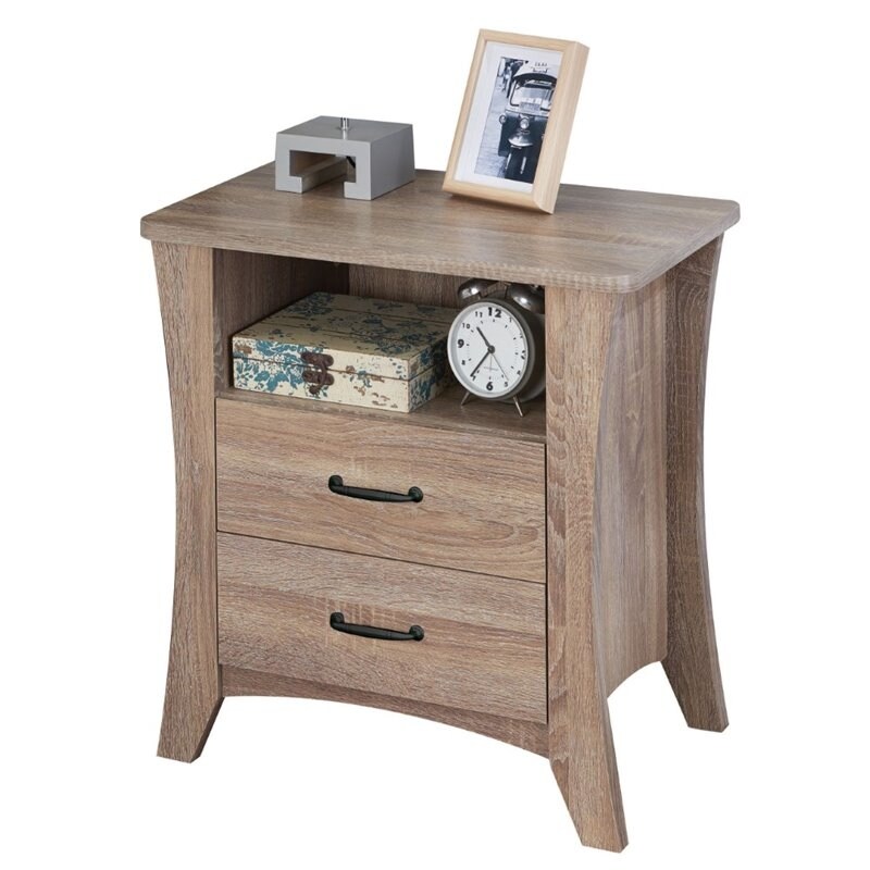 Night Table/2 drawers to store book magazines and other essentials