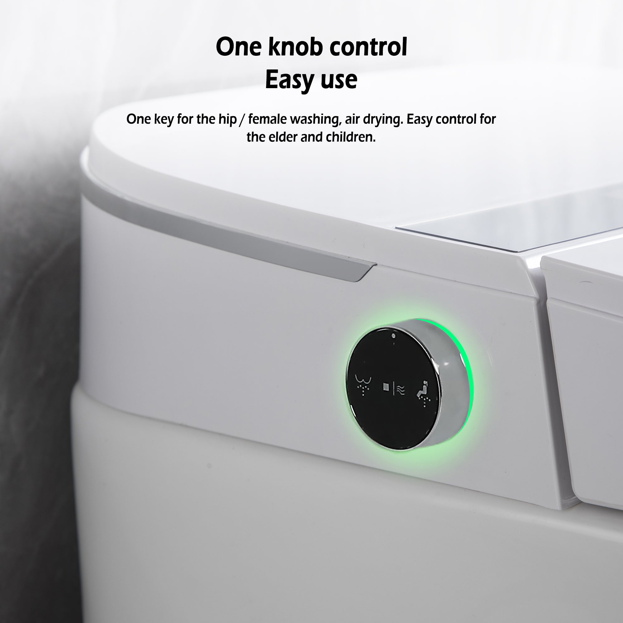 Ukeep 2023 Smart Bidet Toilet, One Piece Toilet with Auto Open/Close Lid, Auto Dual Flush, Heated Seat, UV LED Sterilization, Warm Water and Dry