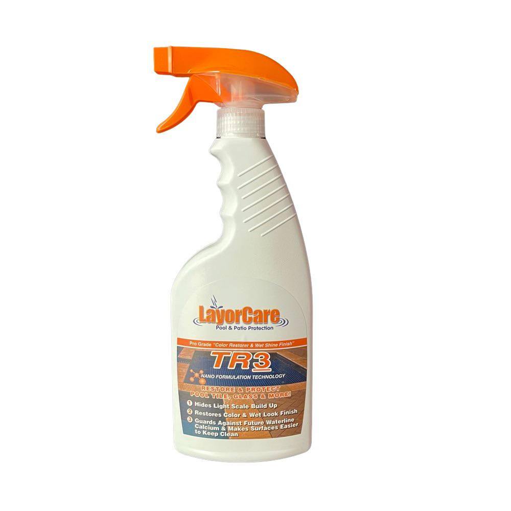 LayorCare 16 oz. TR3 Pool Tile Sealer and Color Rejuvenator with High Gloss 800-PT